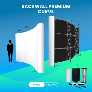 Backdrop Backwall Curve Premium