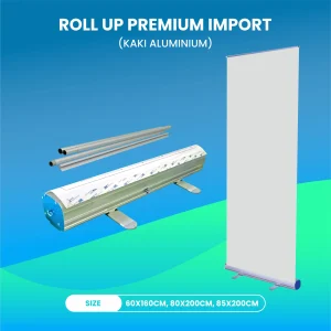 Roll Up Banner Aluminium Premium Import - S Display