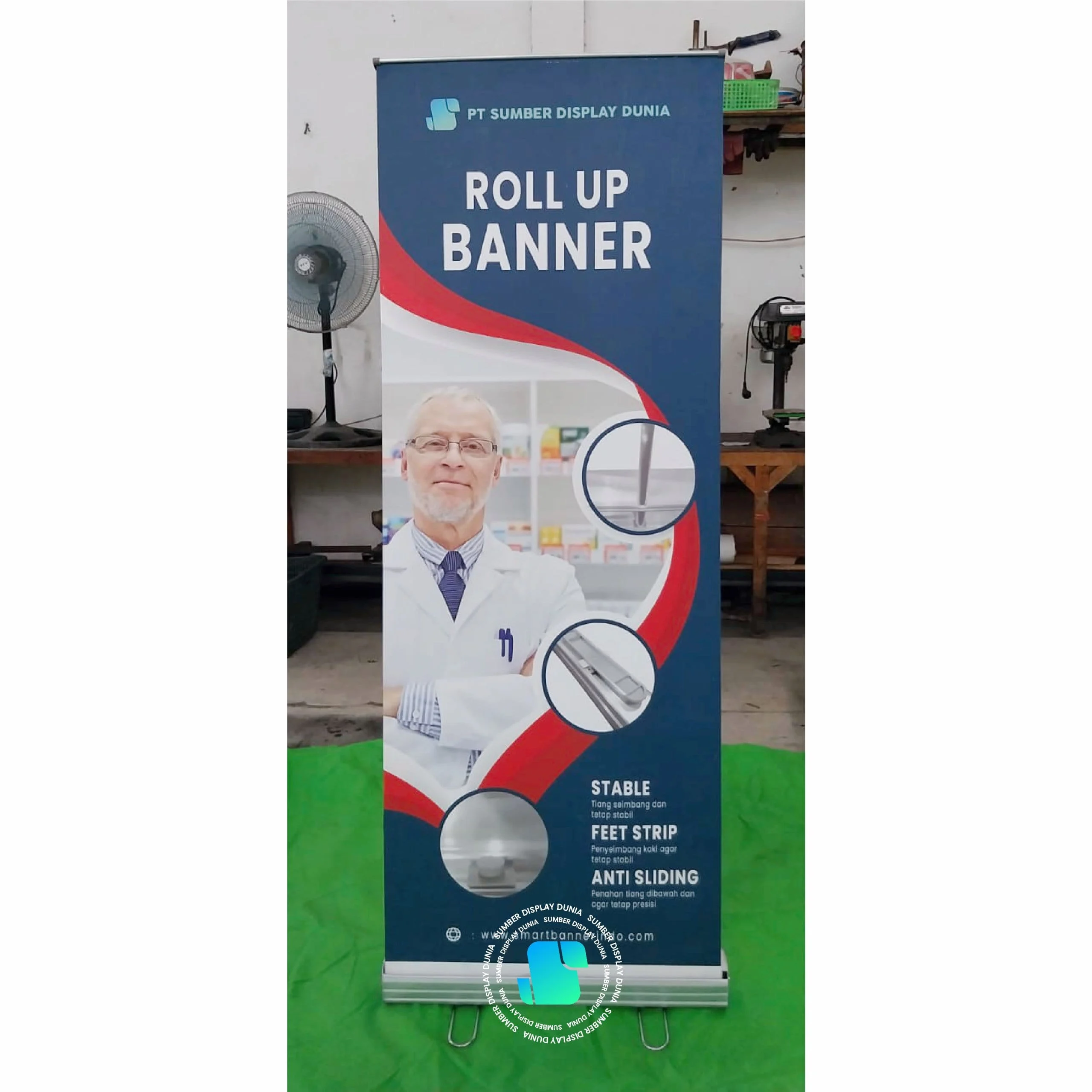 Roll Up Banner Stainless Premium Import - S Display - Image 2