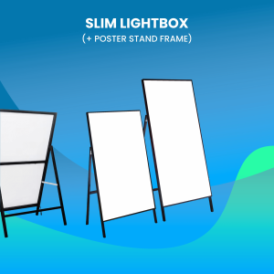 Slim Lightbox Stand Frame